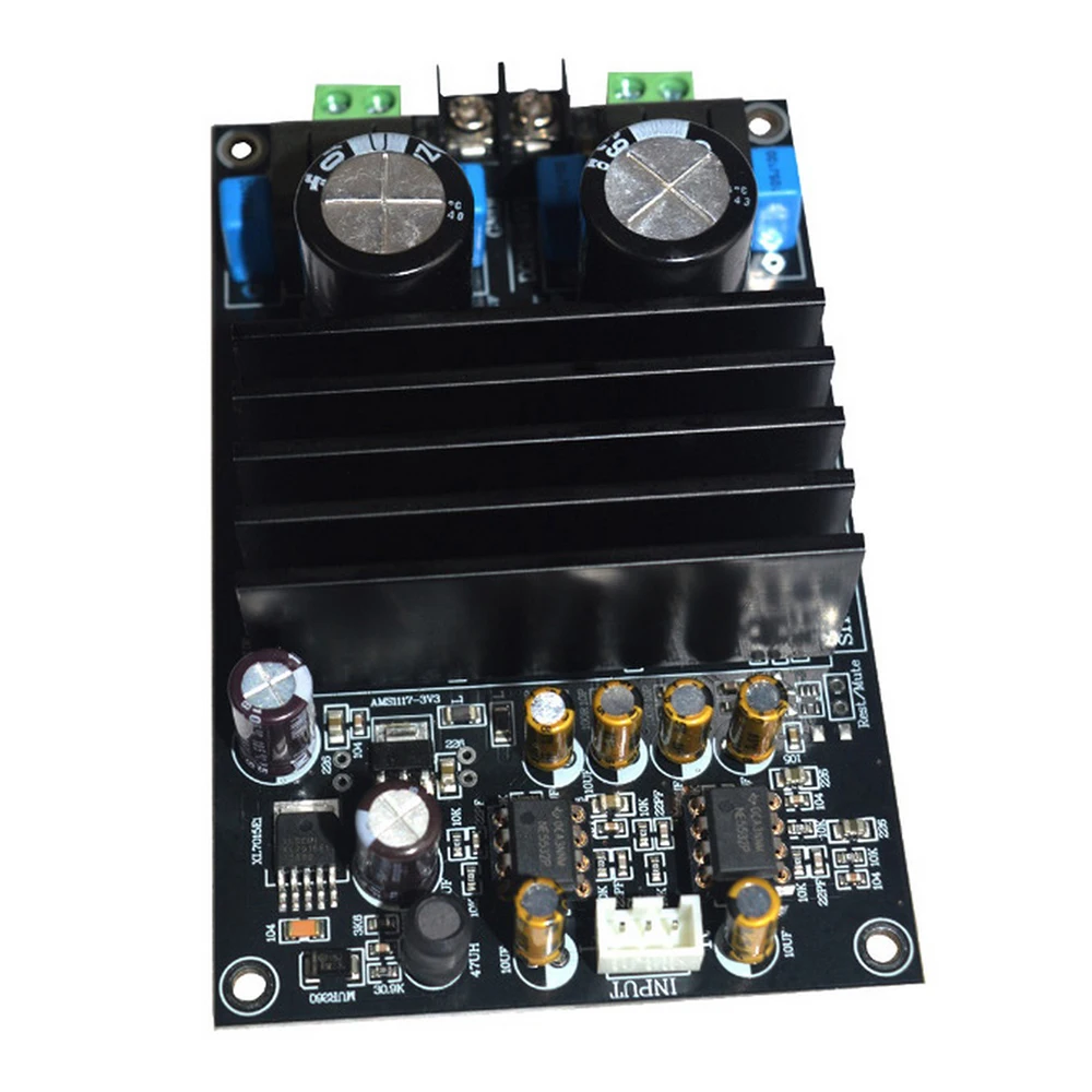 

Плата цифрового усилителя мощности TPA3255 класса D, DC 24-48 В, 2,0 каналов, мини-аудио стереоусилитель, печатная плата 300 Вт + 300 Вт