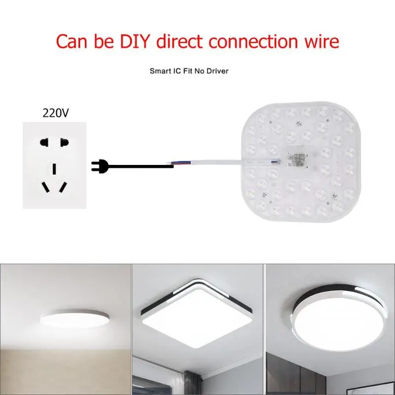 

LED Module Ceiling Light 220V 12W 18W 24W 36W Magnet Source Replace Lamp