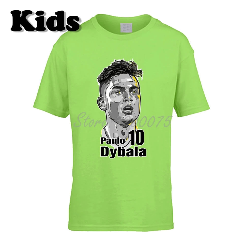 25 Детская футболка La Joya Paulo Dybala 10 масок жестов, одежда, футболка для мальчиков и девочек, W19033003 - Цвет: 25
