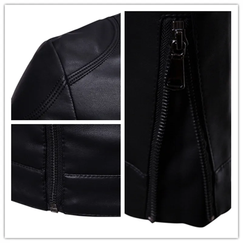 Мужские кожаные куртки и пальто новинка 2021 простая мужская кожаная куртка с
