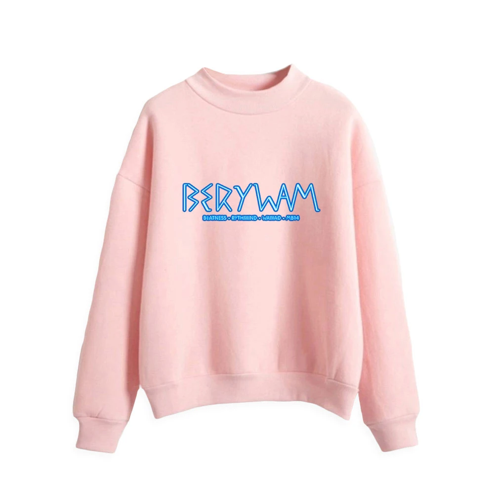 

WAWNI Berywam Turtlenecks Harajuku Tops Thin Sweatshirt Hip Hop Sweatshirt Pullover Sweatshirts Cosplay Tops 2021 Round Neck New