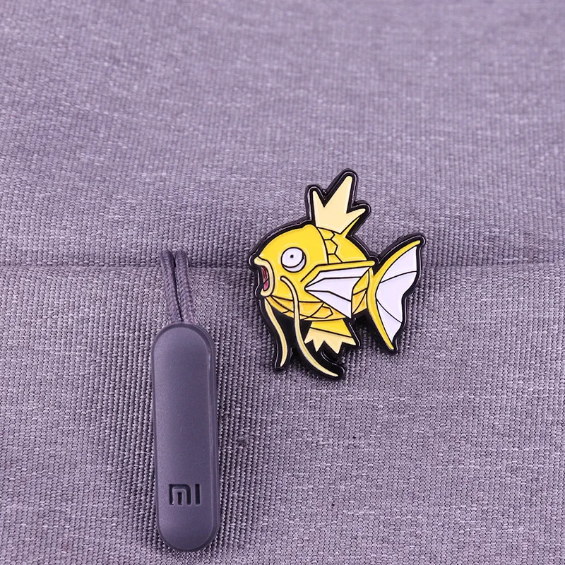 Распродажа новинка эмалированная булавка в виде короны рыбы модная мультяшная