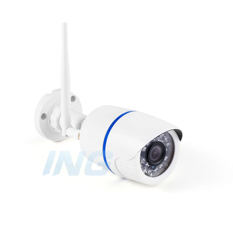 H.265 WIFI 3MP / 1080P Waterproof Bullet IP Camera 24LED Night Vision Outdoor Security CCTV Camera w/ SD Card Slot(Seetong