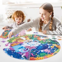 wooden puzzle toy diy decorative painting colorful easy puzzle box for classroom wall decor party supplie toddler funny toy gift
