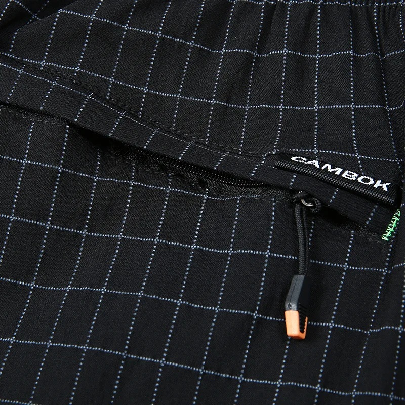 

Summer 2021 new men's fattening plus sports leisure Plaid printed shorts