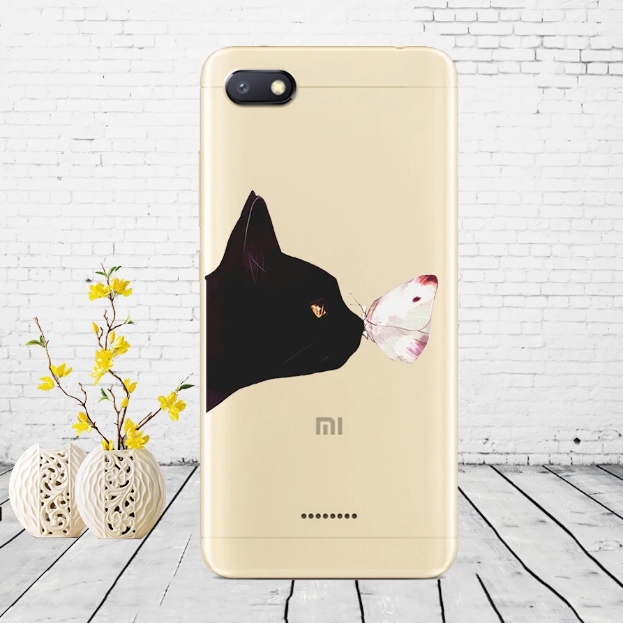 I43 Силиконовый чехол для xiaomi redmi 6a защитный чехол Мягкий ТПУ чехол для телефона Чехлы для xiaomi redmi 6A чехол бампер 6a Coque - Цвет: I43