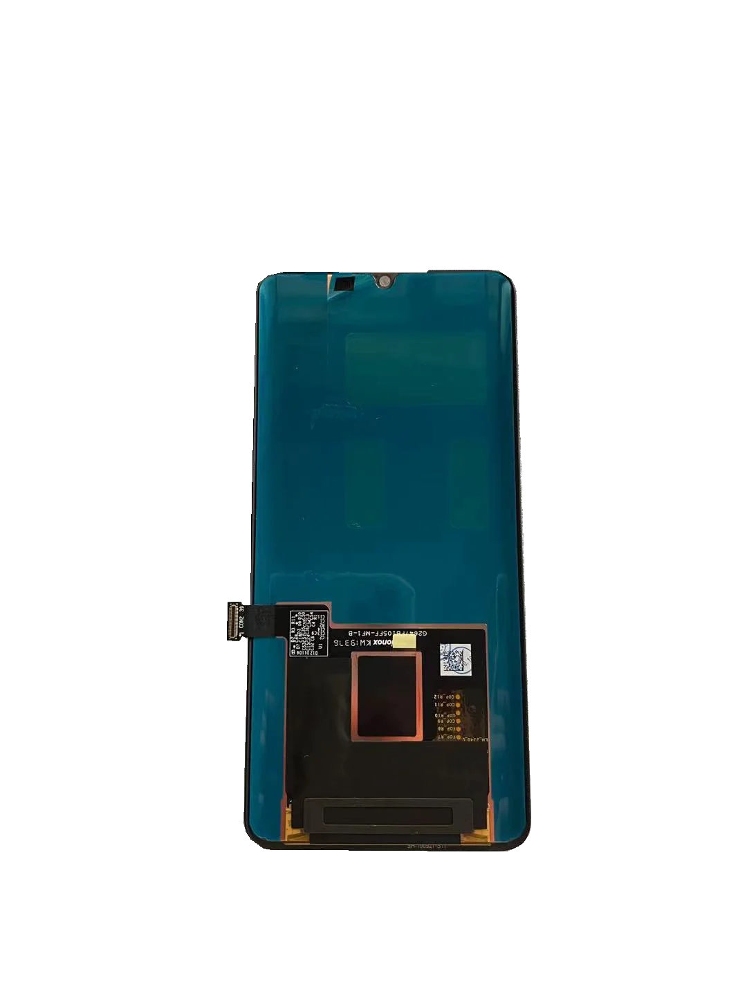 Componentes de montaje de pantalla de superficie curva, pantalla LCD, t&aacute;ctil interna y externa, adecuado para Xiaomi note 10-1
