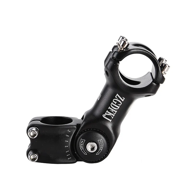 Велосипедный стержень регулируемый угол ± 60 алюминиевый сплав 25 4/31 8 мм