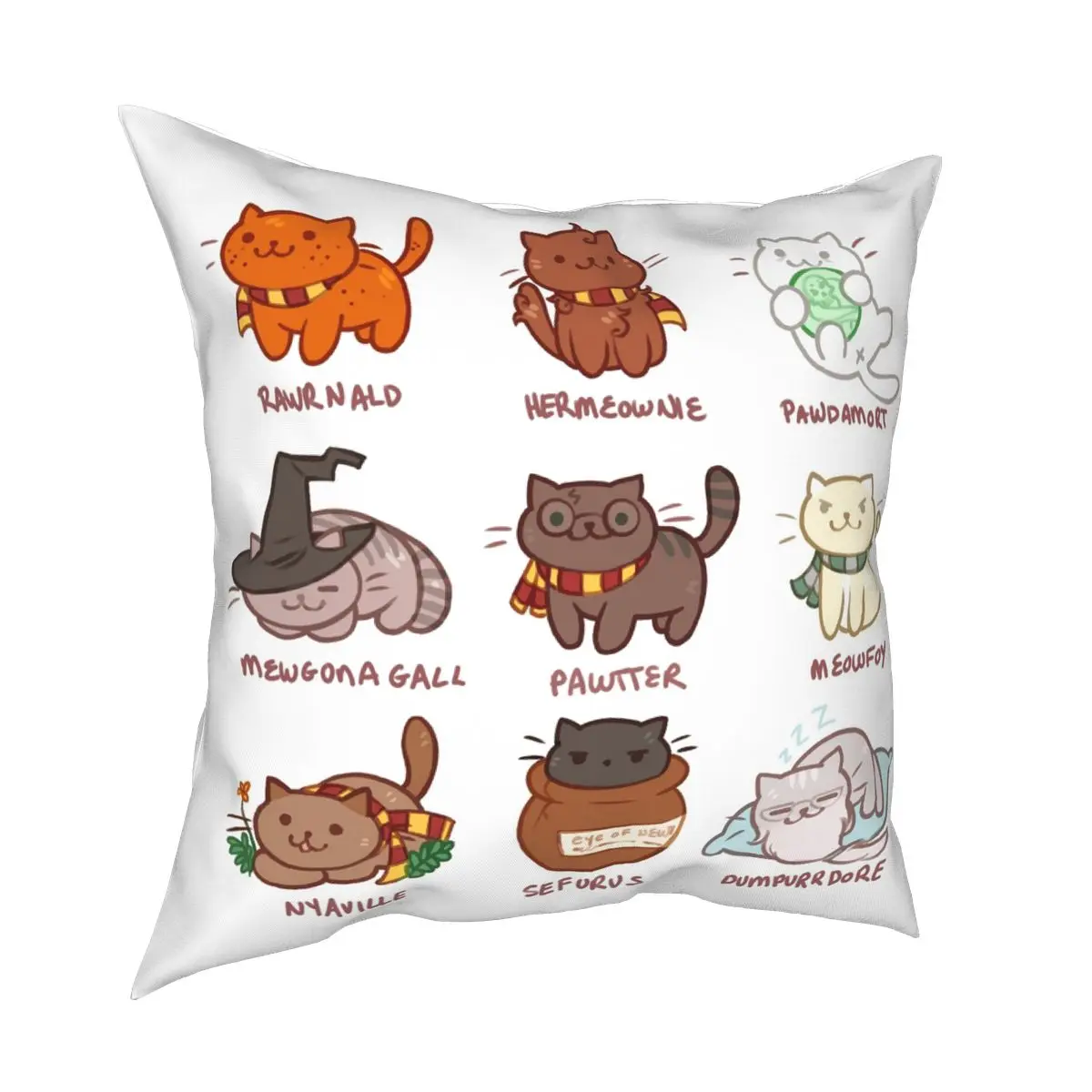 

Подушка Полиэстеровая Pawtter, декоративная наволочка для подушки в стиле игры «кошек», оригинальная наволочка для коллекционеров