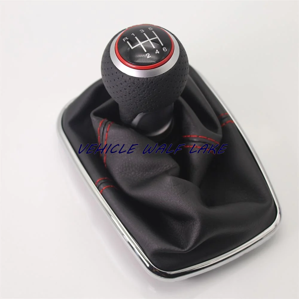 

Для VW Bora MK4 Golf 4 Jetta 4 GTI GTD 98-04 5/6 скоростей 12 мм Автомобильная ручка переключения передач с хромированной рамкой из искусственной кожи
