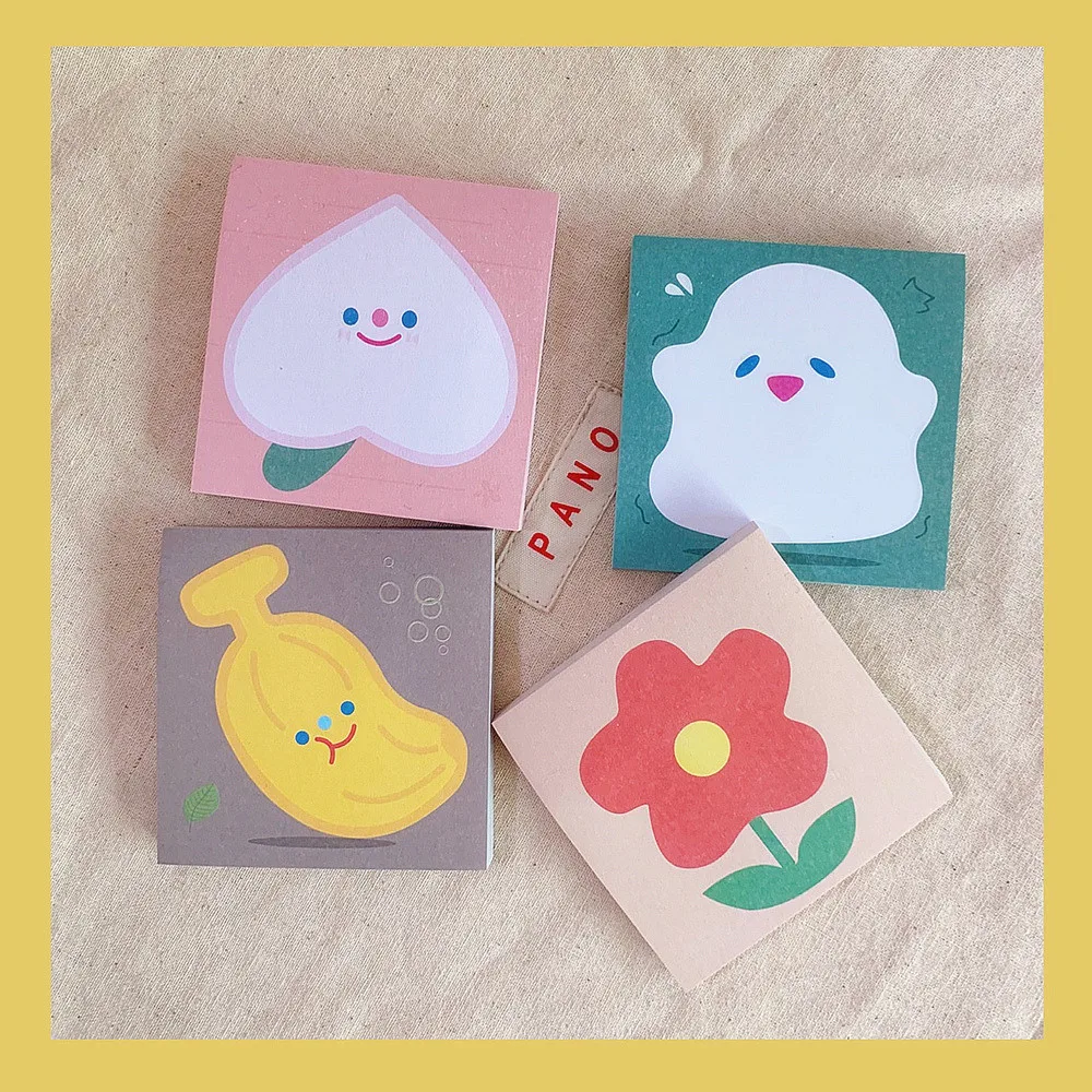 Bentoy милый мультяшный Флора облако клейкая бумага для заметок портативный