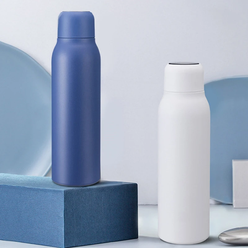

High UV Self Cleaning Water Purifier Bottle Stainless Steel Vacuum Insulated Mug 420ml for Outdoor Hiking Camping LG66