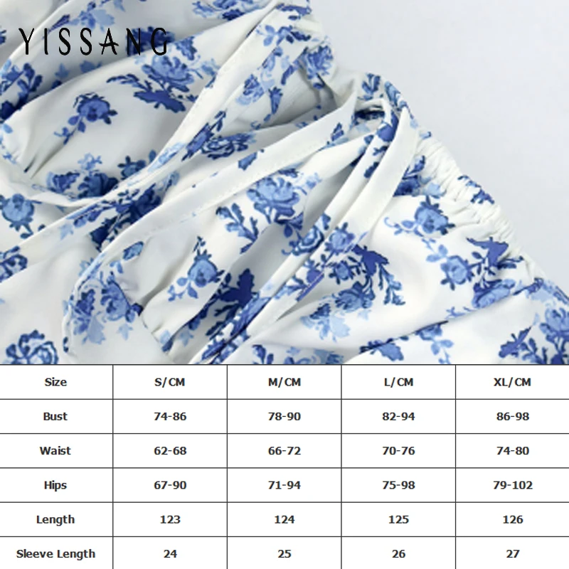 

Floral Print Puff Short Sleeve Women Dress High Split Party Long Dresses Elegant Lace Up Sweet Summer Club Sexy Dress