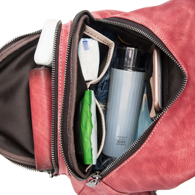 

2020 Fashion Genuine Leather Backpack Europe and America Popular Women's Bags Soft Leather Travel Bag for Girl Solid School Bags