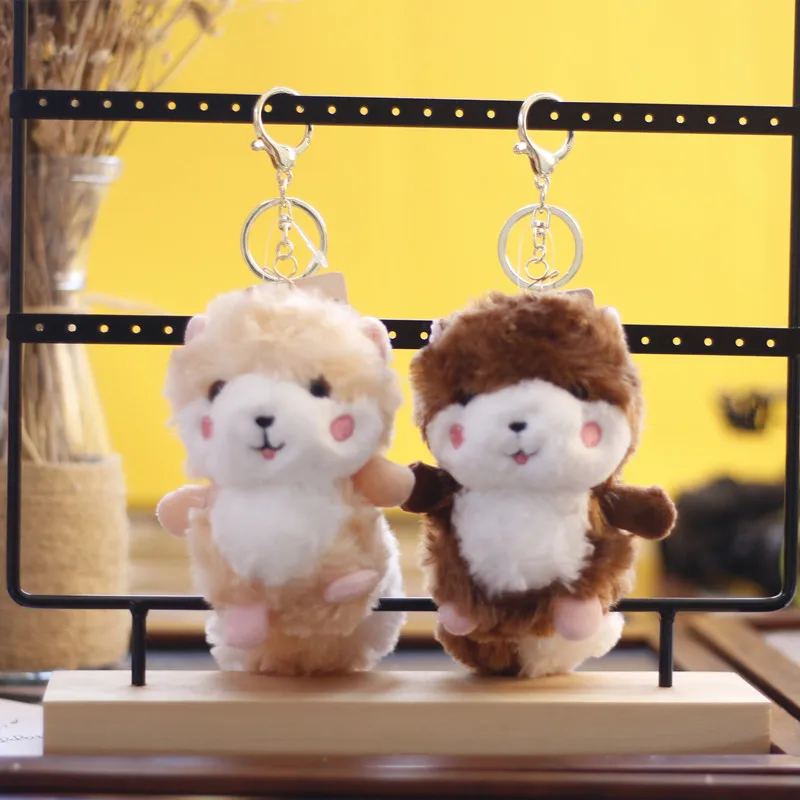 

new Cute popular Exquisite Boutique squirrel Pendant very soft Plush High Quality keychain Soothing doll christmase funny gift
