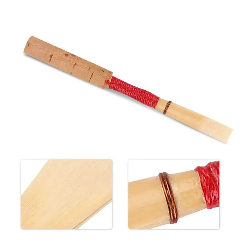 5pcs Oboe Reeds Strength Medium Soft Handmade with Red Cork | Спорт и развлечения