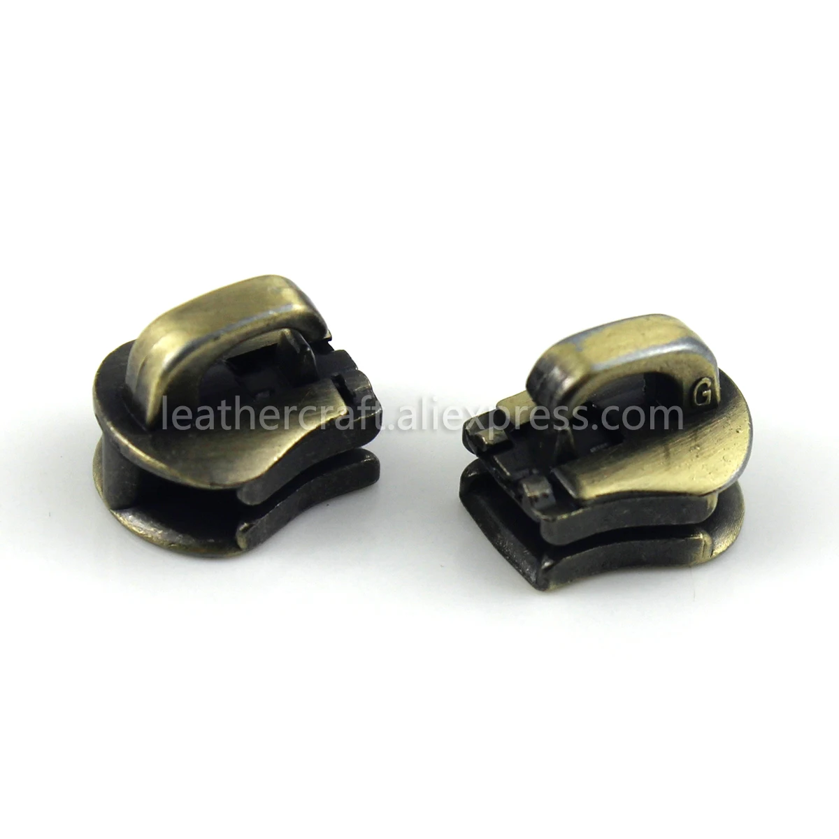 Bronze 10 шт Металл 5# молния для Open-end джинсы Cremalleras пуховик Куртка Одежда сумка застежки-молнии для шитья - Цвет: Bronze