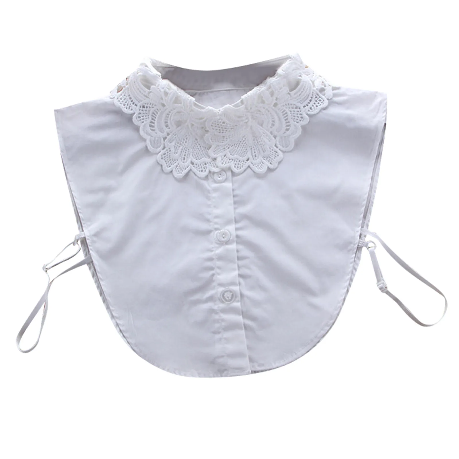 

Ladies Women Adult False Collar Detachable Lapel Shirt Fake Collar Fashion Solid False Blouse Neckwear Clothing Accessories R2