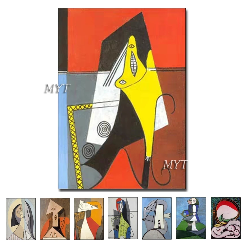 100% расписанная вручную копия знаменитой картины ручной работы Современные