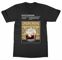 mixed drink cocktail alcohol white russian mens t shirt summer cotton short sleeve o neck unisex t shirt new s 3xl