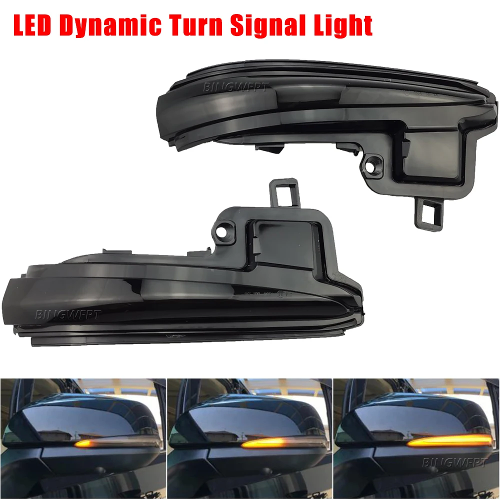 

Side Mirror LED Dynamic Turn Signal Light Sequential For Toyota Alphard Vellfire AH30 Tacoma 16-20 RAV4 2019 -21 Highlander 2020