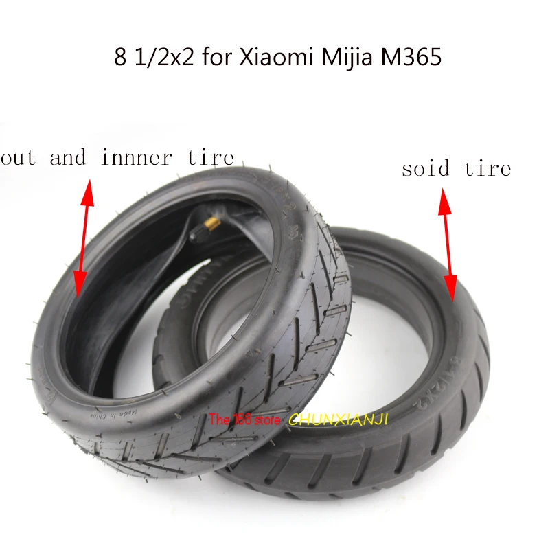 

Высококачественная шина 8 1/2x2 с внутренней камерой/шиной или сплошной шиной для электрического скутера, шины для Xiaomi Mijia M365