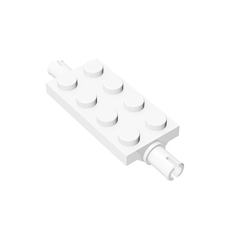 10 шт. детали MOC 30157 модифицированные пластины 2x4 с штифтами совместимые