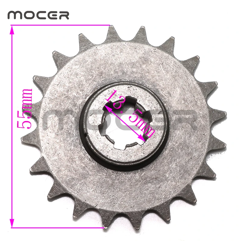 47cc 49cc мотоцикл T8F 8 мм 11 14 17 20 зубчатый передний валик звездочки цепи Cog мотоциклы