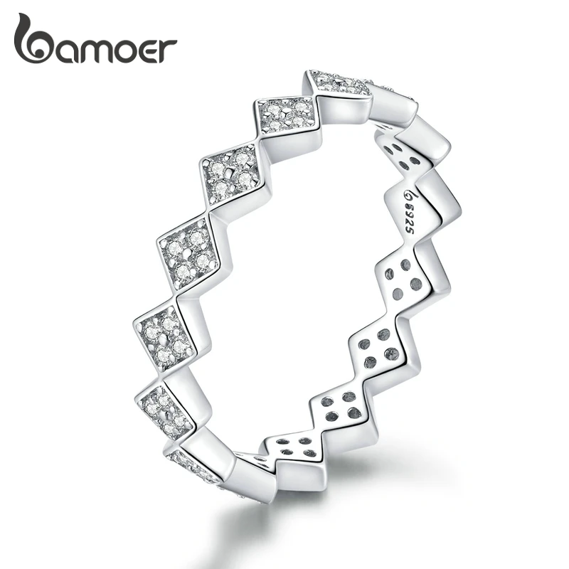 Женское кольцо из серебра с геометрическим рисунком|Кольца| |