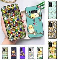 parrot birds cockatiel phone case for samsung galaxy note10pro note20ultra note20 note10lite m30s capa