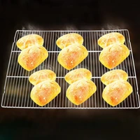 grid baking tray stainless steel nonstick cooling rack cooling for biscuit cookie pie bread cake baking rack