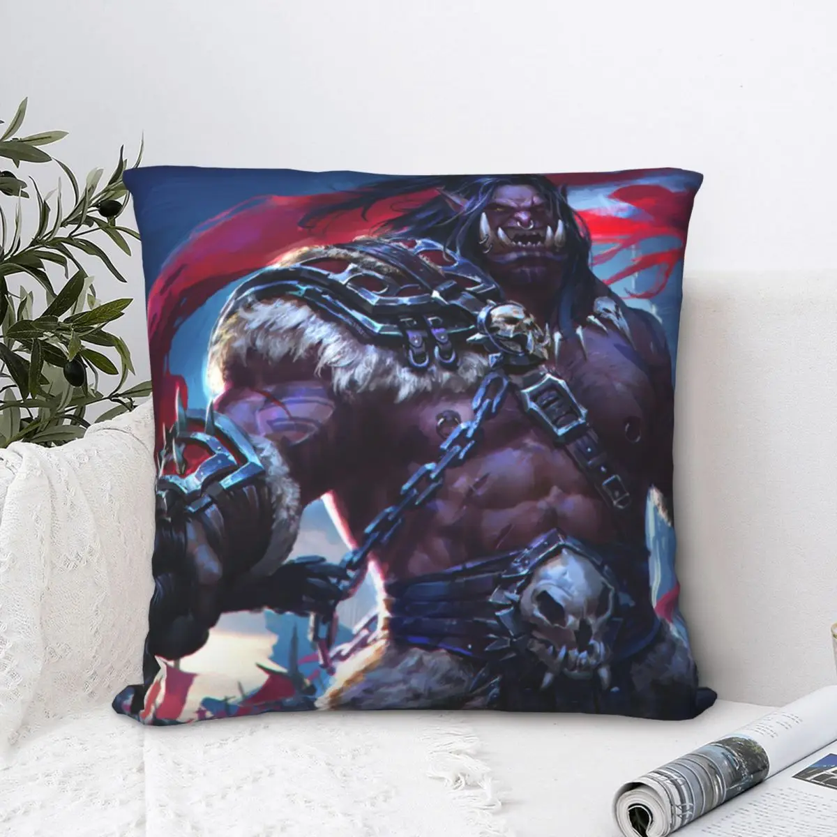 

Военная подушка, чехол World of Warcraft, друид, ролевая игра, рюкзак, Подушка для спальни, автомобиль, декоративная подушка