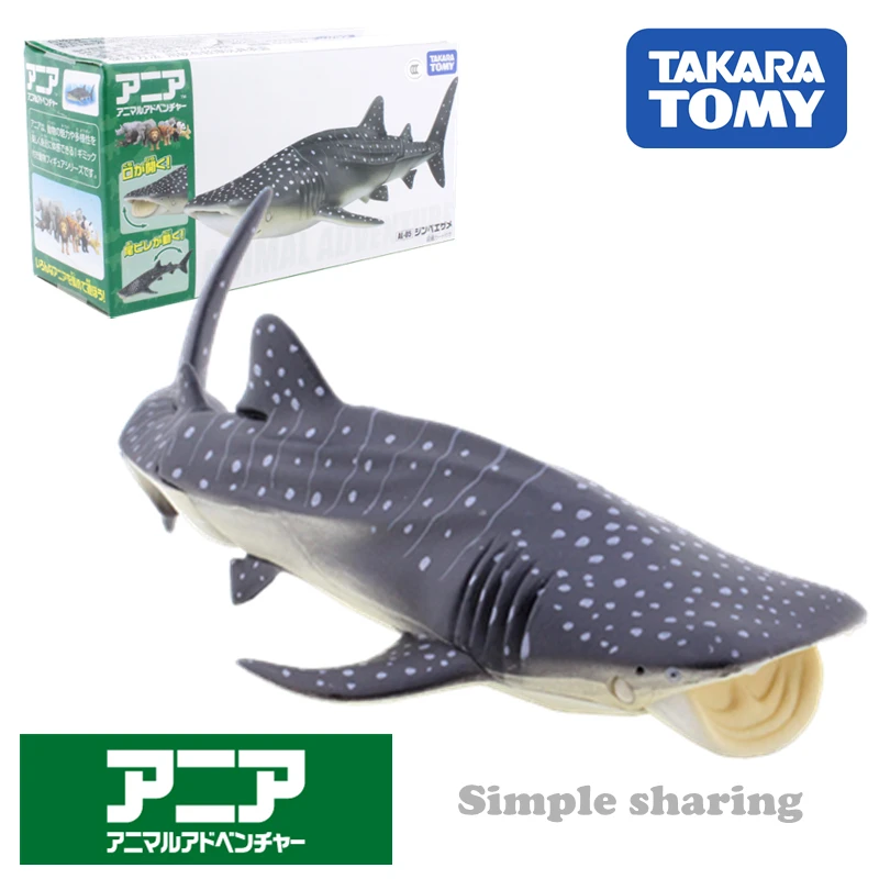 Takara Tomy Tomica Ania животных предприятие Al 05 Китовая акула рисунок смолы кукольный поп