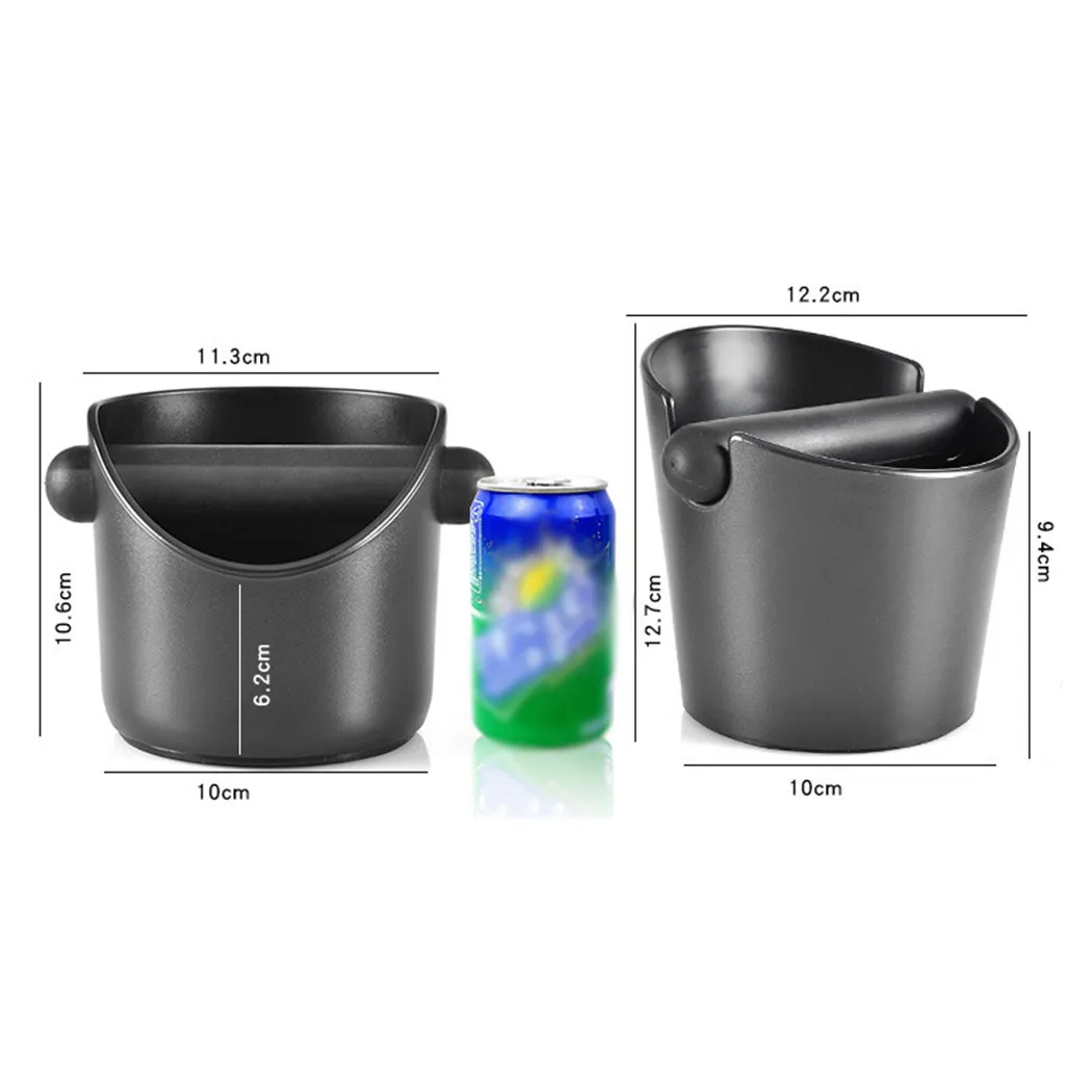 

Anti Slip Coffee Grind Knock Box Coffee Box Residue Waste Press Bucket Container Coffee Shops Restaurants Bars Supplies