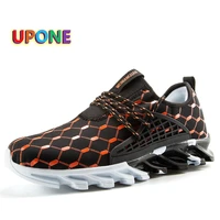 fashion star walk shoes men black orange lightweight comfort running shoes outdoor jogging mens sports shoes zapatillas hombre