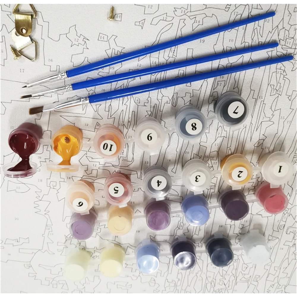 Картина по номерам сделай сам раскраска маслом на холсте пейзаж | Дом и сад