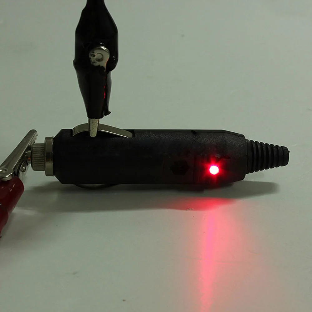 

Male Car Switching Cigarette Lighter 12V Connector Outlet ABS Black 5Pcs High Power with Indicator Lamp Socket