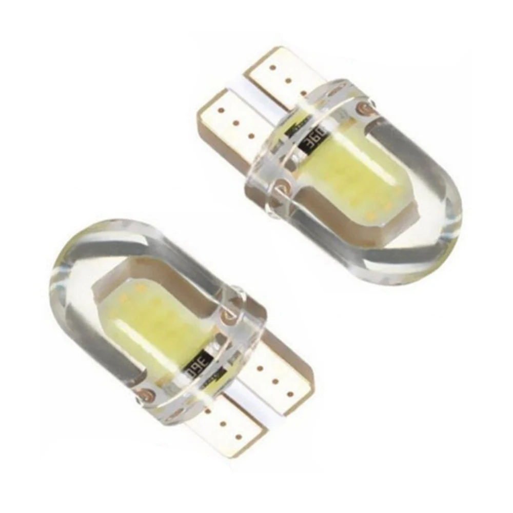 1/10/20 шт. светодиодный T10 194 168 W5W COB 8SMD кремнезема яркий свет белые Лицензированная
