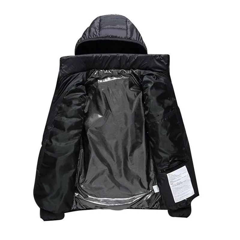 Лидер продаж теплое пальто с автоматическим нагревом мужские куртки капюшоном