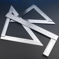 aluminum alloy triangle ruler 90 degree angle metric square ruler measuring tools