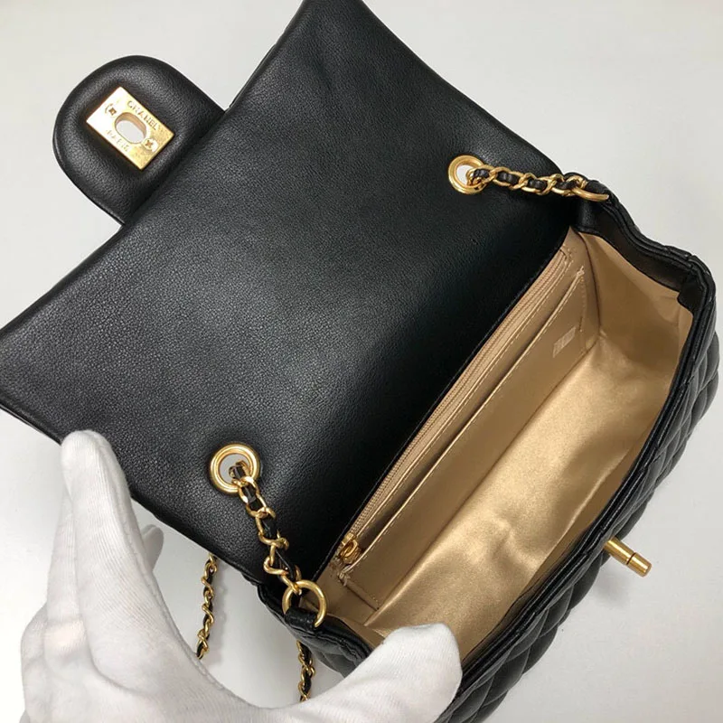 

Bag female 2021 new fashion mini bag ins super fire shoulder messenger bag small fragrant rhombus chain bag