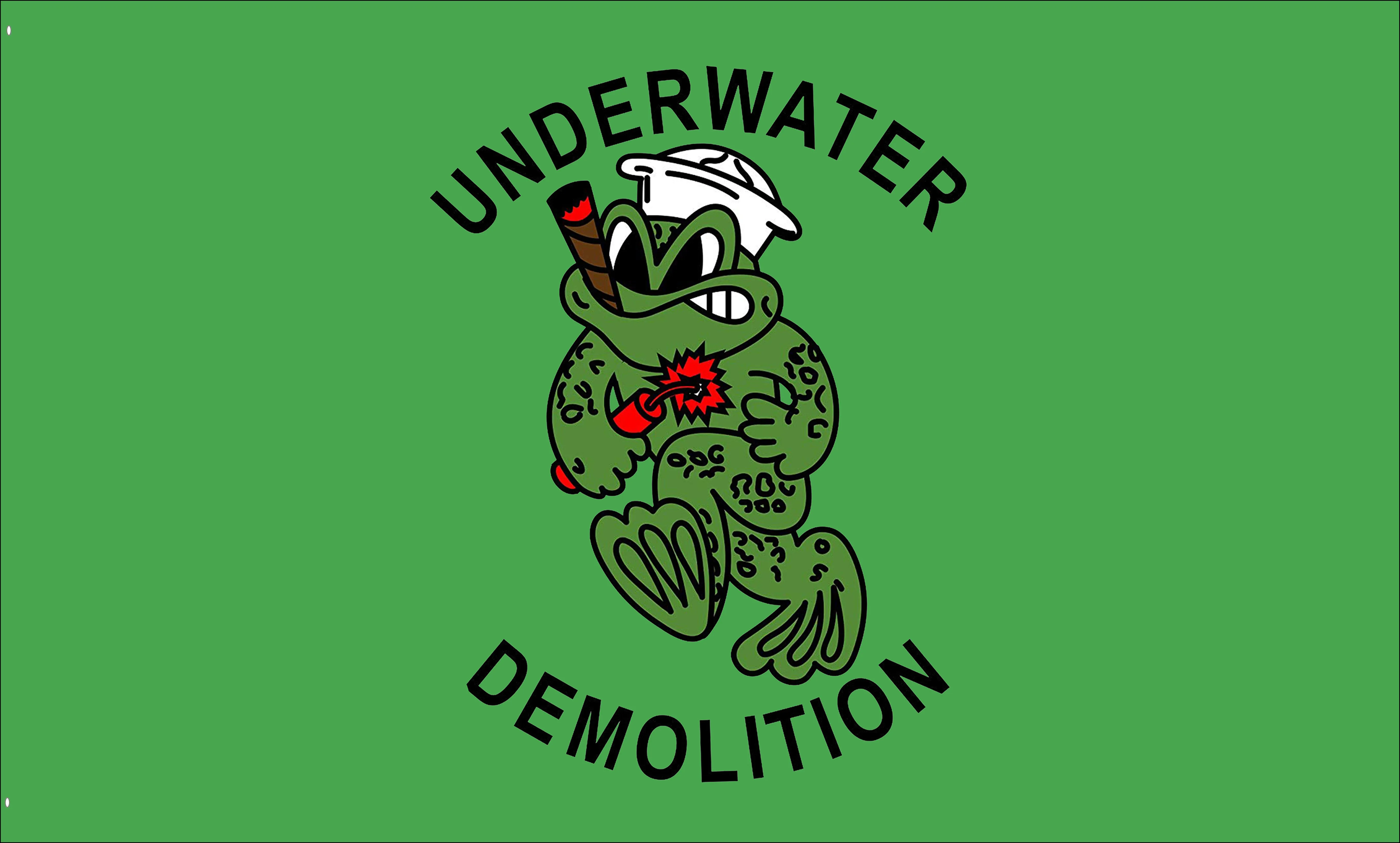 

Free Shipping 3d Printing Customization Underwater Demolition Flag