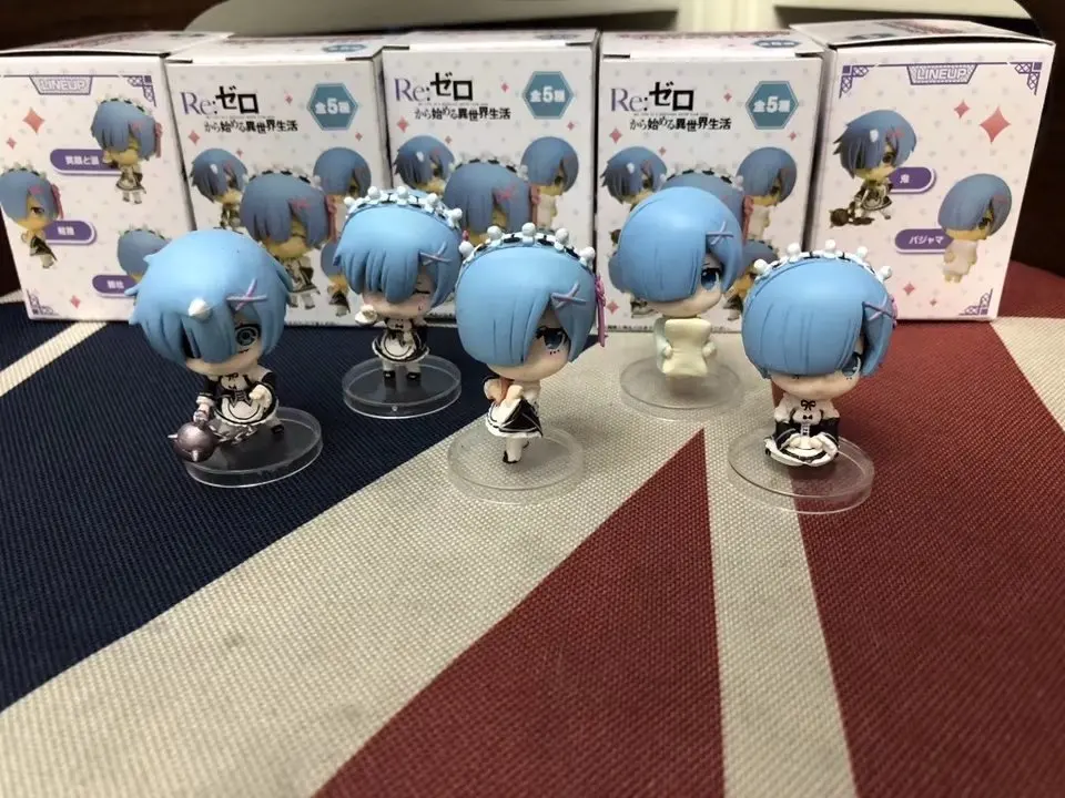 Re Zero Start Life In другой мир ноль Рем Рам Соловей Юки-онна Аниме ПВХ фигурка