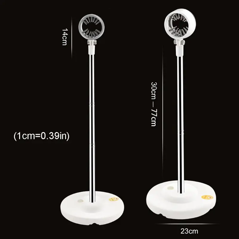 

Floor Stable Round Chassis Pet Hair Dryer Bracket Telescopic Vertical Fixation Frame Multipurpose Pet Grooming Accessory