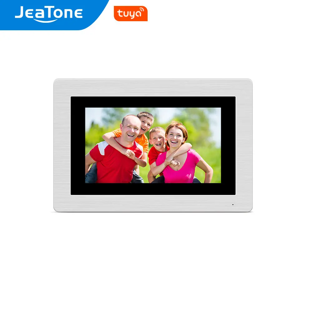 Видеодомофон JeaTone 7 дюймов Wi Fi IP проводной с одним монитором система контроля