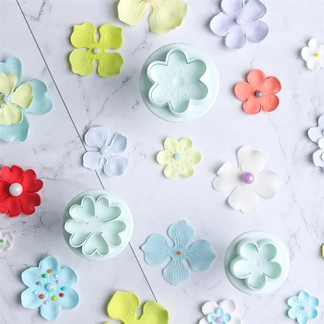 4 шт./лот высококачественные пластиковые формочки для печенья в форме