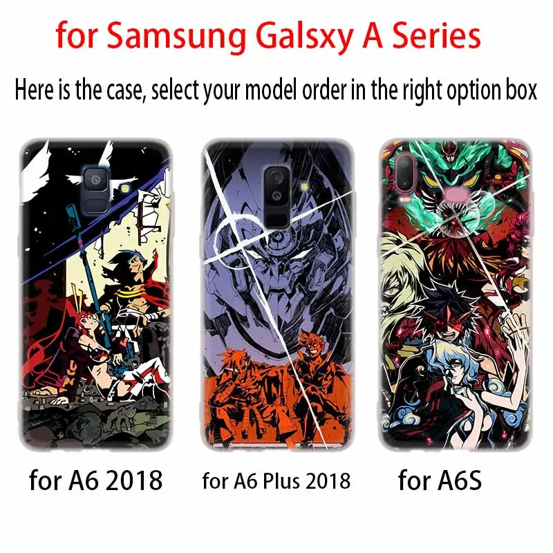 Tengen Toppa Gurren Lagann 2 чехол силиконовый для Samsung A50 A70 A80 A30 A40 A90 A6 A8 A9 A7 A5 A3 Plus 2018 2017 2016