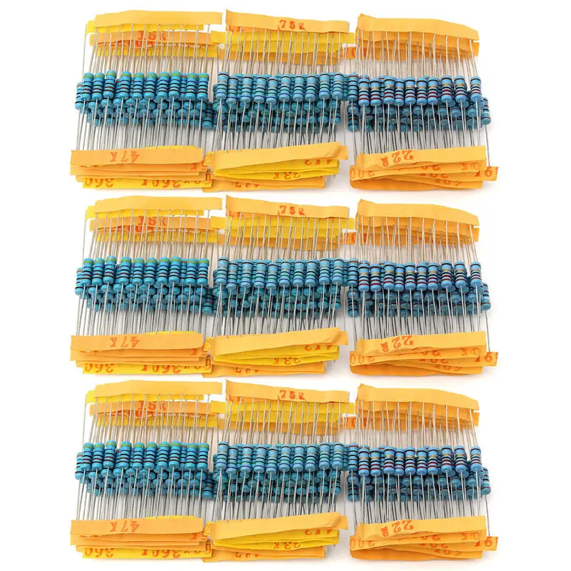 Комплект металлопленочных резисторов 1 Вт комплект сделай сам 1000 значений * 10 шт.