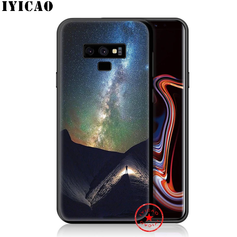 IYICAO Desert Stars Sky Soft Phone Case for Samsung Galaxy S10e S10 S9 S8 Plus S6 S7 Edge Note 10 9 8 |