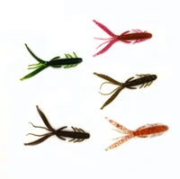 120pcslot 80mm 1 8g soft fishing bait bionic artificial shrimp insect fishy smell luya fish accessories lure goods for bass